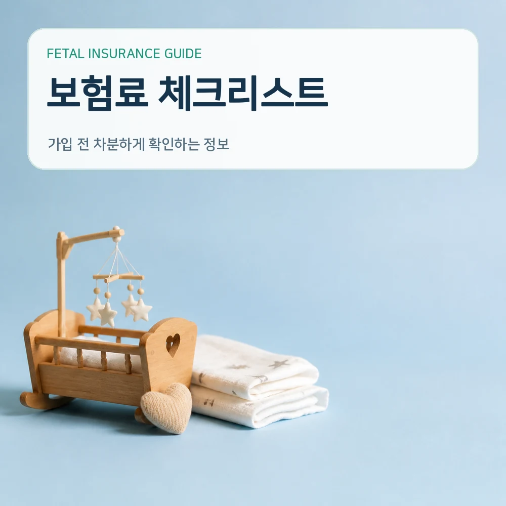 태아보험 가입조건 체크리스트: 태아보험 가입 조건 체크리스트 안내 이미지 5