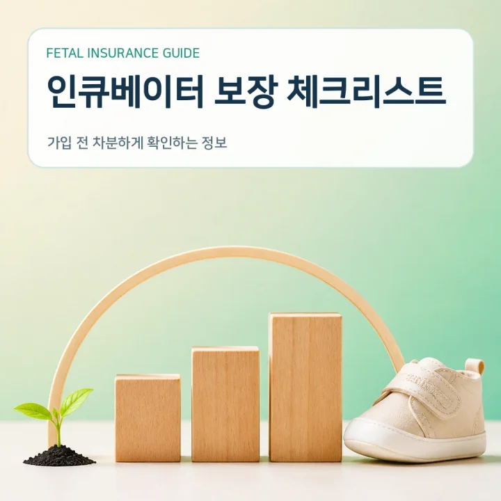 태아보험 인큐베이터 보장 체크리스트