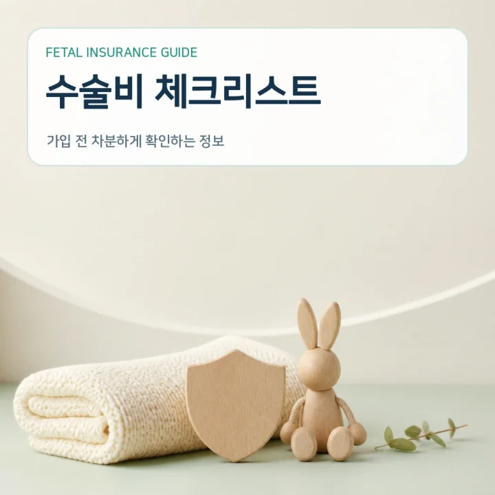 태아보험 수술비 체크리스트